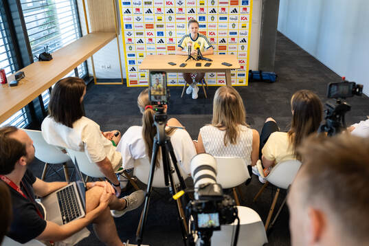Rebecka Blomqvist of the Swedish women's national football