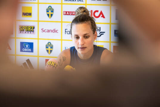 Nathalie Björn of the Swedish women's national football