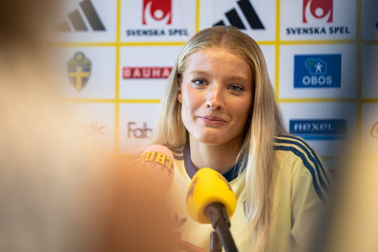 Smilla Holmberg of the Swedish women's national football