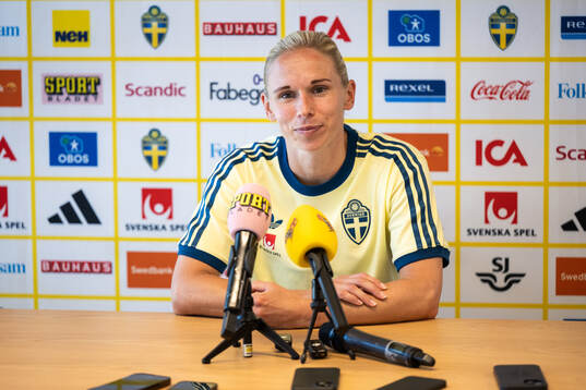 Jonna Andersson of the Swedish women's national football