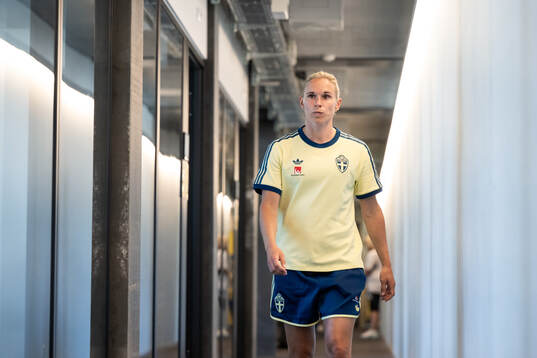 Jonna Andersson of the Swedish women's national football