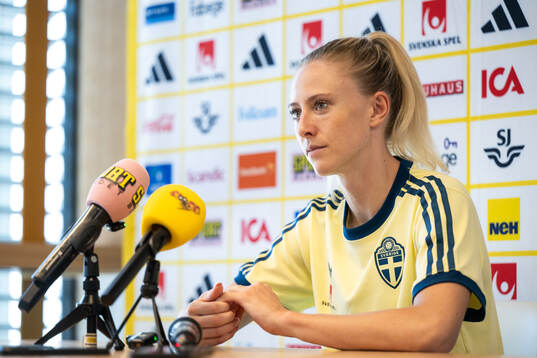 Rebecka Blomqvist of the Swedish women's national football