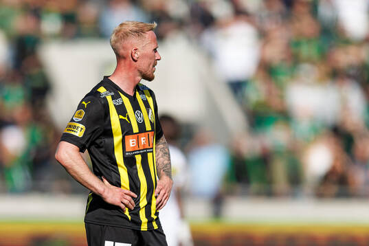 Häckens Mikkel Rygaard Jensen deppar