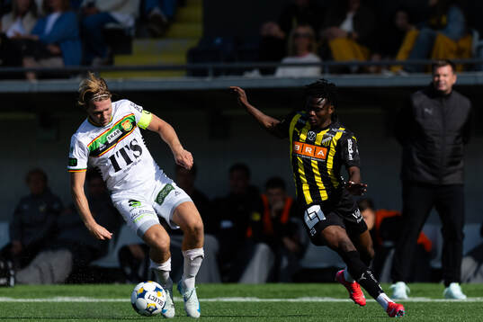 GAIS August Wängberg och Häckens Severin Nioule