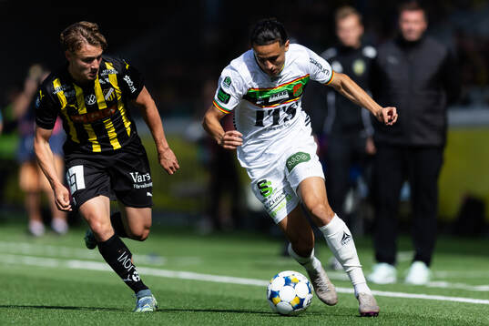 Häckens Filip Öhman och GAIS Amin Boudri
