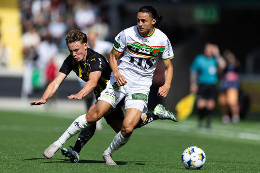 Häckens Filip Öhman och GAIS Amin Boudri