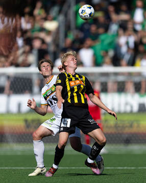 GAIS Robin Frej och Häckens Isak Brusberg