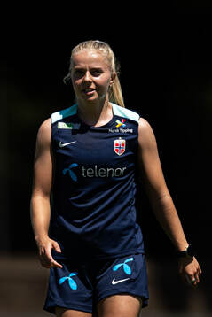 Emilie Woldvik of the Norwegian women's national football