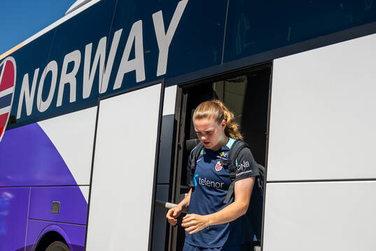 Signe Gaupset of the Norwegian women's national football