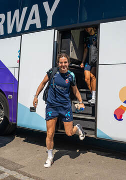 Tuva Hansen of the Norwegian women's national football team