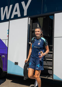 Ingrid Syrstad Engen of the Norwegian women's national
