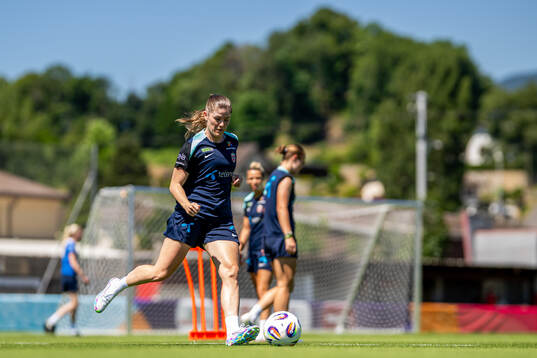 Maren Mjelde of the Norwegian women's national football team