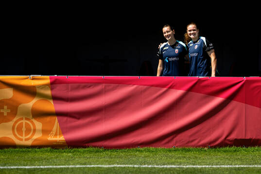 Elisabeth Terland and Signe Gaupset of the Norwegian