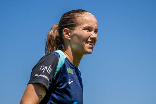 Guro Reiten of the Norwegian women's national football team