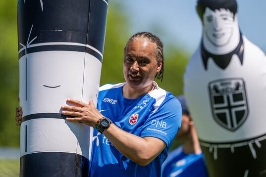 Lee Skyrme, assistant coach of the Norwegian women's
