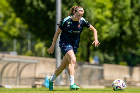 Signe Gaupset of the Norwegian women's national football
