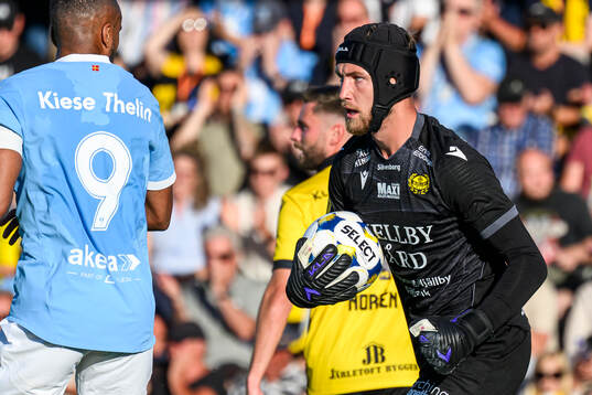 Mjällbys målvakt Noel Törnqvist