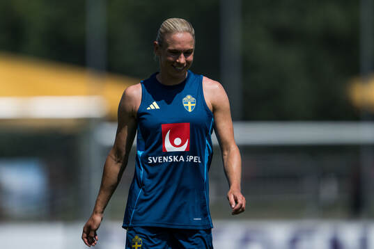 Jonna Andersson of the Swedish women's national football