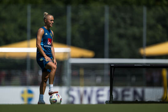 Hanna Bennison of the Swedish women's national football team