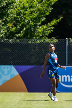 Madelen Janogy of the Swedish women's national football team