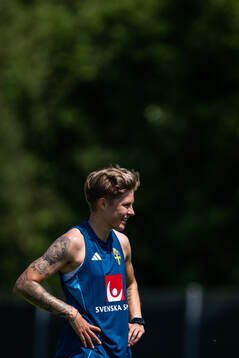Lina Hurtig of the Swedish women's national football team