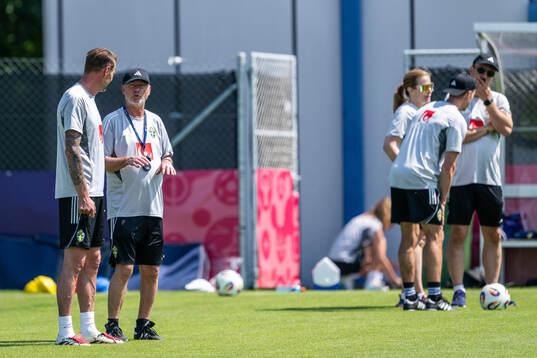 Coordinator Magnus Andersson of the Swedish women's