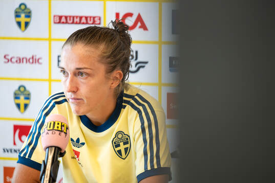 Filippa Angeldahl of the Swedish women's national football