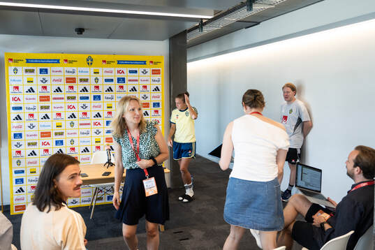 Filippa Angeldahl of the Swedish women's national football