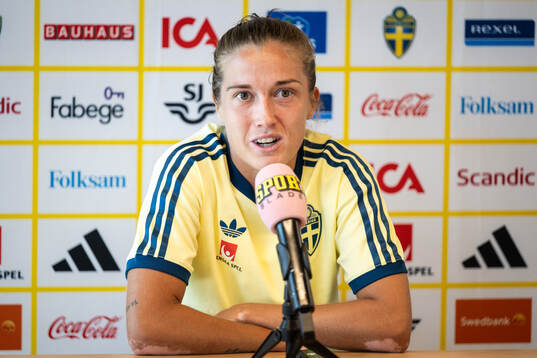 Filippa Angeldahl of the Swedish women's national football