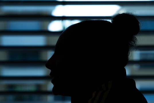Silhouette of Madelen Janogy of the Swedish women's