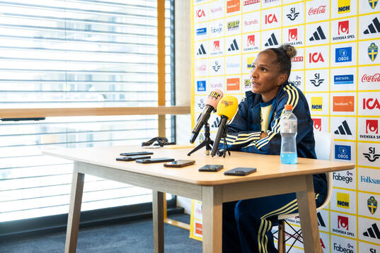 Madelen Janogy of the Swedish women's national football