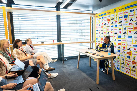 Madelen Janogy of the Swedish women's national football