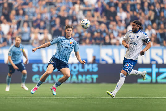 Djurgårdens Patric Åslund och IFK Norrköpings Kevin