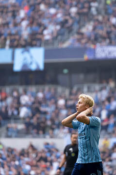 Djurgårdens Theo Bergvall deppar