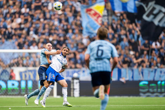 Djurgårdens Jacob Une och IFK Norrköpings Christoffer