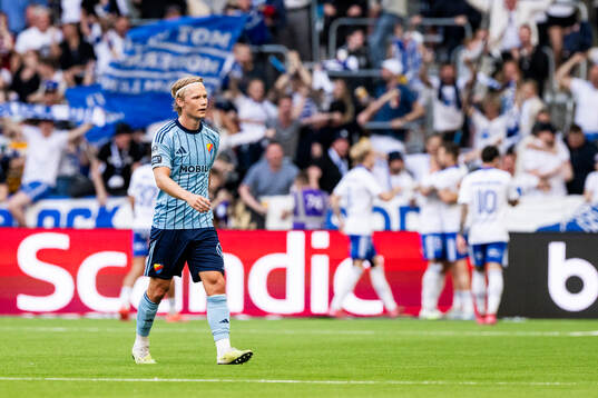 Djurgårdens Tobias Gulliksen deppar