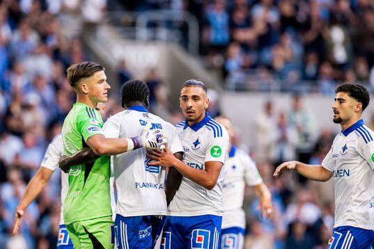 IFK Norrköpings målvakt Theo Krantz och Kojo Peprah Oppong