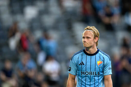 Djurgårdens Tobias Gulliksen deppar