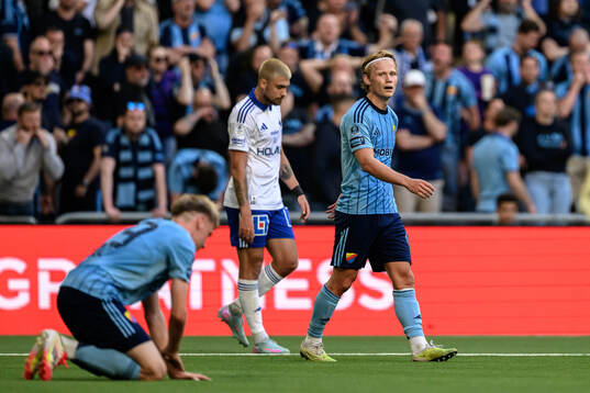 Djurgårdens Tobias Gulliksen deppar