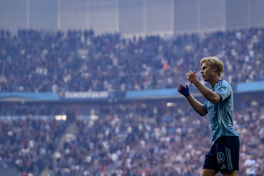 Djurgårdens Theo Bergvall deppar