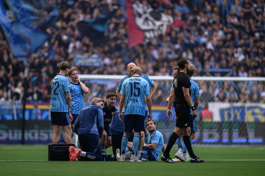 Djurgårdens Daniel Stensson har ont