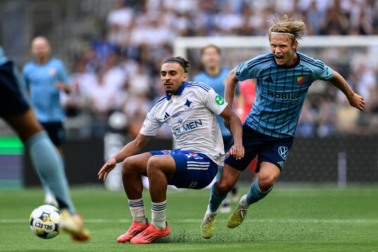 IFK Norrköpings Moutaz Neffati och Djurgårdens Tobias