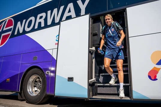 Lisa Naalsund of the Norwegian women's national football