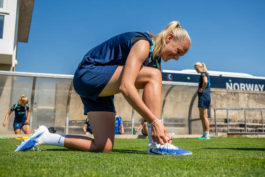 Frida Maanum of the Norwegian women's national football team