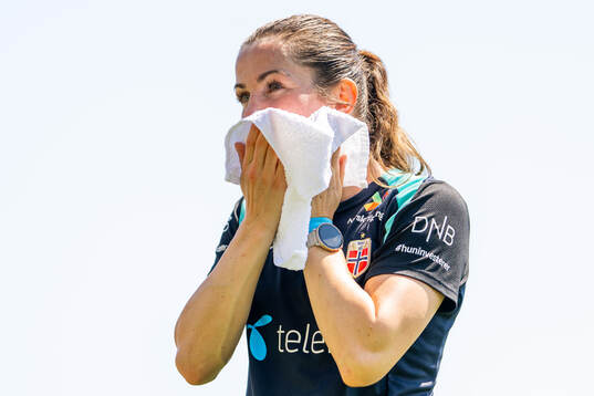 Tuva Hansen of the Norwegian women's national football team
