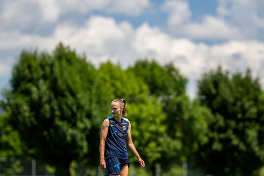 Caroline Graham Hansen of the Norwegian women's national