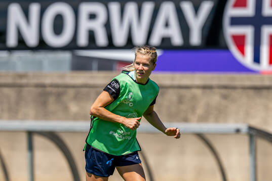 Ada Hegerberg of the Norwegian women's national football