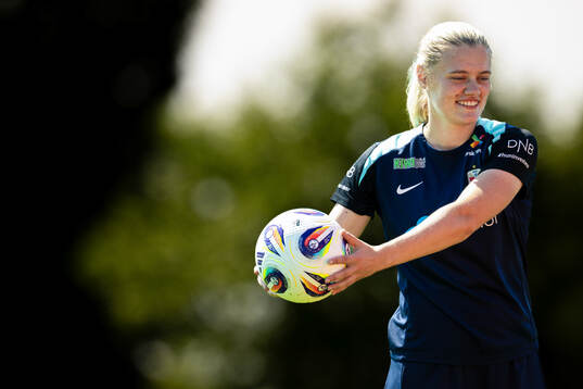 Mathilde Harviken of the Norwegian women's national