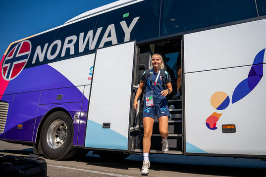 Emilie Woldvik of the Norwegian women's national football