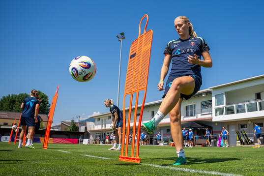 Mathilde Harviken of the Norwegian women's national